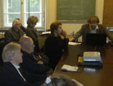 Uczestnicy seminarium w 2012 roku w bibliotece Wydziału Architektury Politechniki Warszawskiej